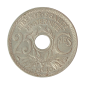 Monnaie, France, 25 centimes Lindauer, Maillechort, 1940, P13840