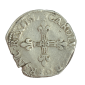 Monnaie, France, 1/4 écu à la croix de face, Charles X - Cardinal de Bourbon, argent, 1597, Dinan, P13871