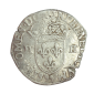Monnaie, France, 1/4 écu à la croix de face, Charles X - Cardinal de Bourbon, argent, 1597, Dinan, P13871
