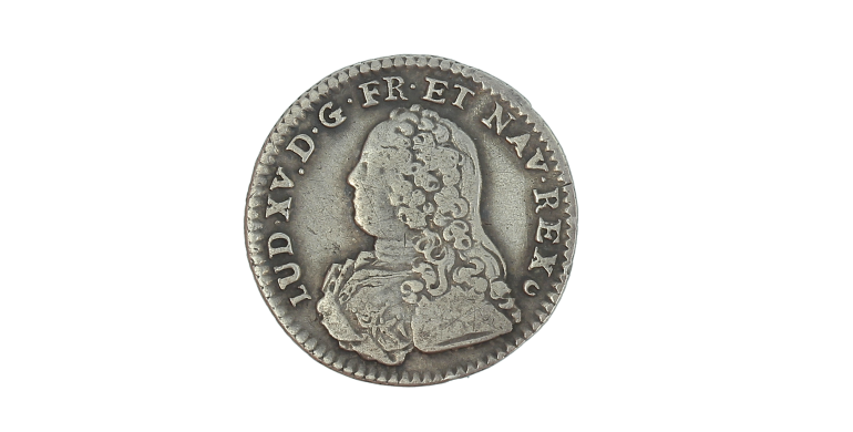 Monnaie, France, 1/10 Ecu aux branches d'olivier, Louis XV, argent, 1728, Tours (E), P13877