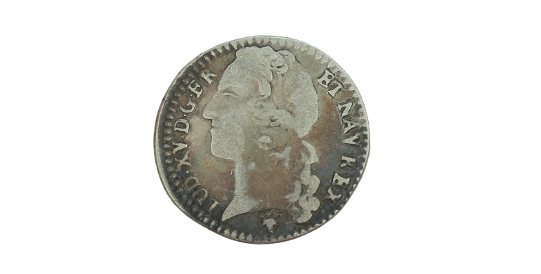 Monnaie, France, 1/10 Ecu au bandeau, Louis XV, argent, 1760, Reims (S), P13878