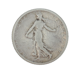 Monnaie, France, 1 Franc semeuse, IIIe République, Argent, 1900, P13894