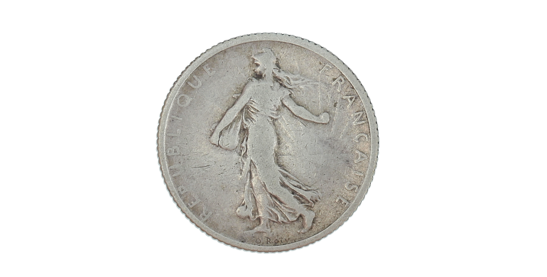 Monnaie, France, 1 Franc semeuse, IIIe République, Argent, 1900, P13894