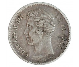 1/4 Franc, Charles X, Argent, 1828, Paris (A), P13900