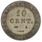 Monnaie, Guyane Française, 10 centimes, Louis Philippe Ier, billon, 1846, Paris (A), P13916