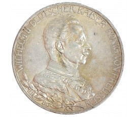 Royaume de Prusse, 3 Mark, Wilhelm II, Argent, 1913, Berlin, P13935