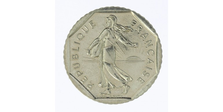 Monnaie, France , 2 francs BU, Semeuse, Nickel, 1994,, P11649