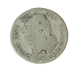 15 sols, Louis XVI, Argent, 1791, Limoges (I), P13939