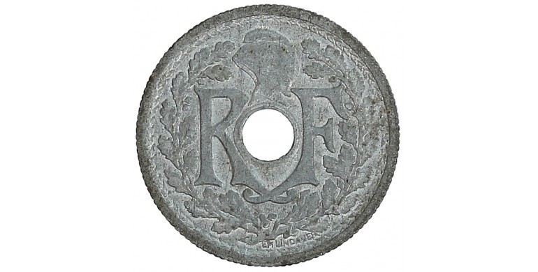 Monnaie, Etat Français, 10 centimes, Gouvernement Provisoire, Zinc, 1945, Beaumont Le Roger (B), P13949