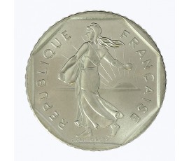 Monnaie, France , 2 francs Semeuse, Vème République, Nickel, 1984,, P11650