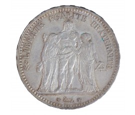 5 Francs, Ve République, Argent, 1976, Paris (A), P16000