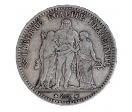 Monnaie, France, 5 Francs Hercule, IIIe République, Argent, 1875, Paris (A), P16005