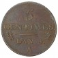 5 centimes Dupré petit module, Convention nationale, Cuivre, An 4, Paris (A), P10518