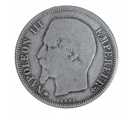 Monnaie, France, 1 Franc, Napoléon III, Argent, 1860, Strasbourg (BB), P16013