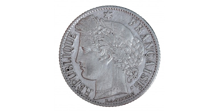 Monnaie, France, 1 Franc Cérès, IIIe république, Argent, 1895, Paris (A), P16017
