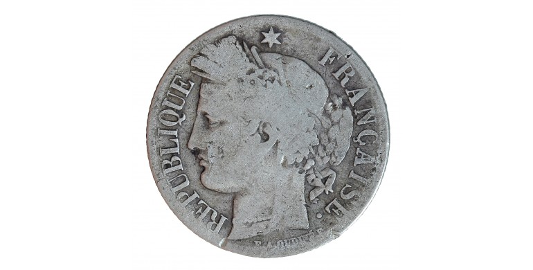 Monnaie, France, 1 Franc Cérès, IIIe république, Argent, 1850, Paris (A), P16019