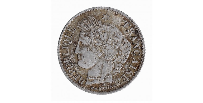 Monnaie, France, 20 centimes Cérès, IIème République, Argent, 1850, Paris (A), P16022