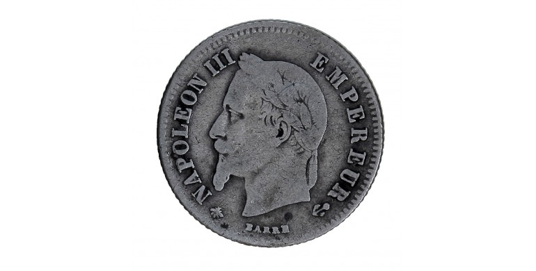 Monnaie, France, 20 centimes, Napoléon III, 1866, Argent, Paris (A), P16025