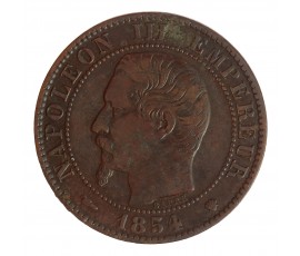 5 centimes, Napoléon III, Bronze, 1854, Marseille (MA), P16028