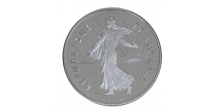 Monnaie, France, 5 Francs Semeuse, Ve République, nickel, 1993, P16053