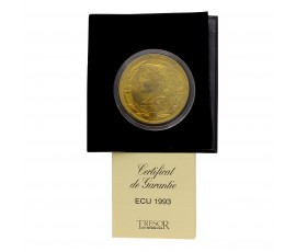 Monnaie, France, Ecu Europa, Administration des monnaies et médailles, 1993, Bronze Vénitien, P16324