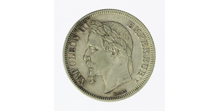 Monnaie, France , 2 francs, Napoléon III, Argent, 1868, Paris (A), P11718