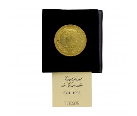 Monnaie, France, Ecu Europa, Administration des monnaies et médailles, 1993, Bronze Vénitien, P16326