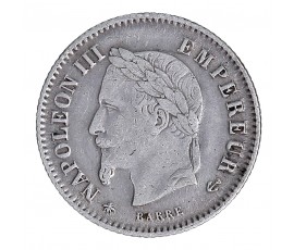 Monnaie, France, 20 centimes, Napoléon III, 1867, Argent, Paris (A), P16024