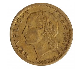 Monnaie, France, 5 Francs Lavrillier, Gouvernement provisoire, Aluminium, 1946, Castelsarrasin, P16046