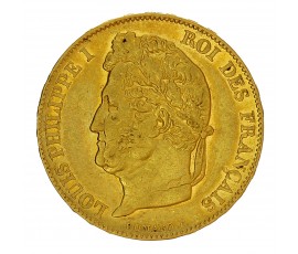 20 Francs, Louis Philippe Ier, Or, 1847, Paris (A), P16332
