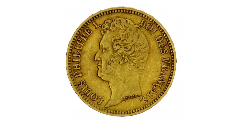 Monnaie, France, 20 Francs, Louis Philippe Ier, Or, 1831, Rouen (B), P16378