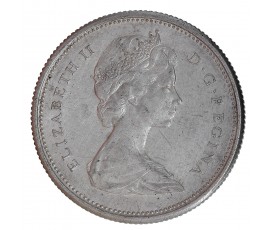 Canada, 25 cents - Caribou, Elisabeth II, Argent, 1960, Ottawa, P16495