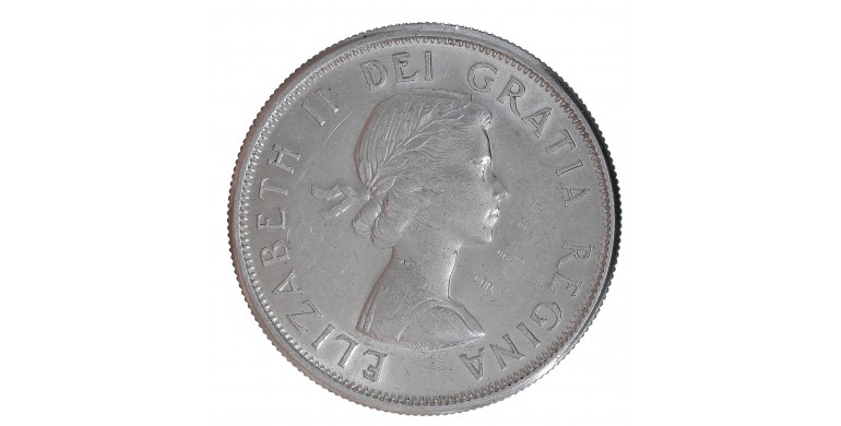 Canada, 50 cents, Elisabeth II, Argent, 1964, Ottawa, P16497