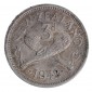 Nouvelle-Zélande, 3 pence, Georges VI, Argent, 1942, Londres, P16498