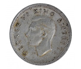 Nouvelle-Zélande, 3 pence, Georges VI, Argent, 1946, Londres, P16499