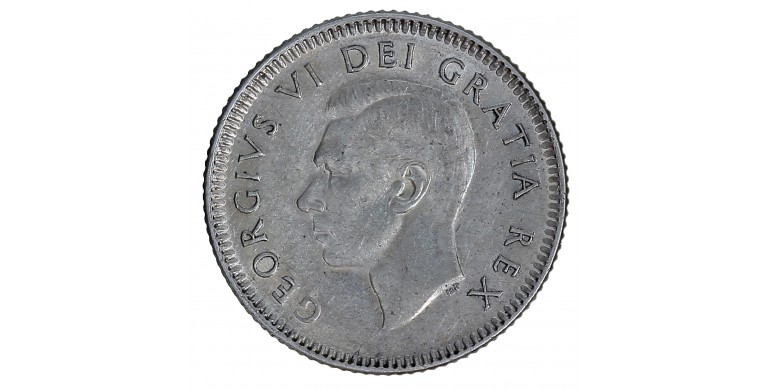 Canada, 10 Cents, Georges VI, Argent, 1949, Ottawa, P16501