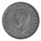 Nouvelle-Zélande, 6 Pence, Georges VI, Argent, 1946, Londres (PL), P16503