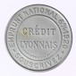 Monnaie, France , Monnaie-timbre 5 centimes Crédit Lyonnais, IIIème République, Aluminium, 1920, Paris, P11859