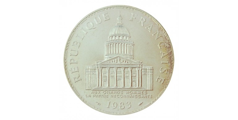 100 francs Panthéon, Vème République, Argent, 1983, Paris (A), P10567