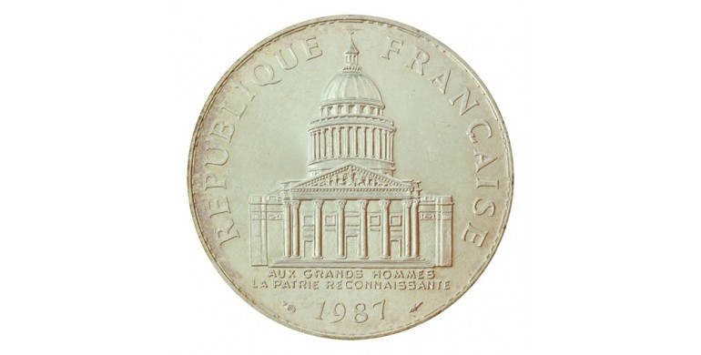 100 francs Panthéon, Vème République, Argent, 1987, Paris (A), P10571