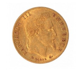 Monnaie, France , 5 francs, Napoléon III, Or, 1868, Strasbourg (BB), P11949