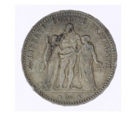 Monnaie, France , 5 francs Hercule, IIIème République, Argent, 1875, Paris (A), P12083