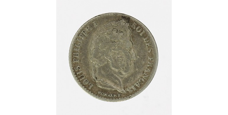 Monnaie, France , 1/4 franc, Louis-Philippe Ier, Argent, 1834, Paris (A), P12205