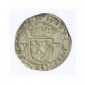 Monnaie, France, 1/8 écu croix feuillue de face, Henri IV, Argent, 1609, Bayonne (L), P12346