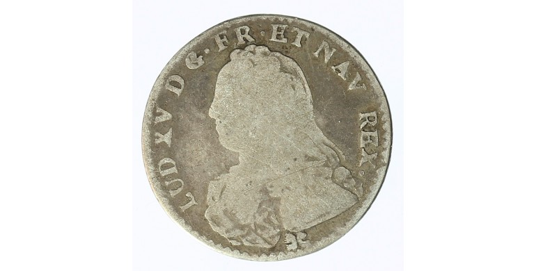 Monnaie, France, 1/10 écu aux branches d'olivier, Louis XV, Argent, 1726, Grenoble (Z), P12351