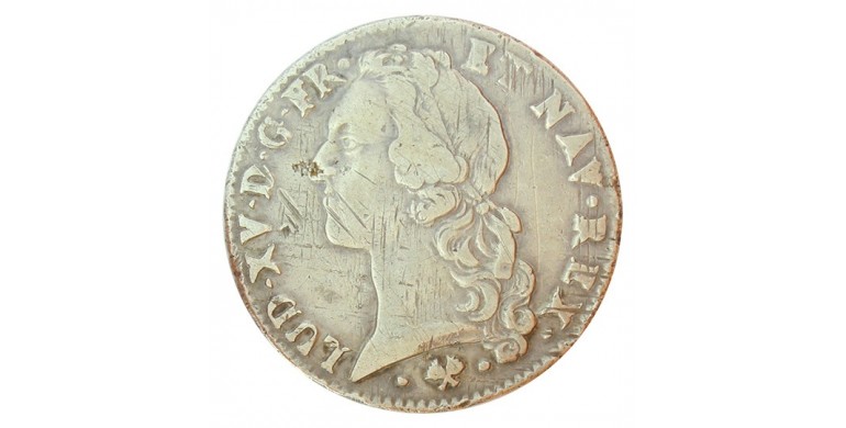 Ecu au bandeau, Louis XV, Argent, 1766, Bayonne (L), P10706
