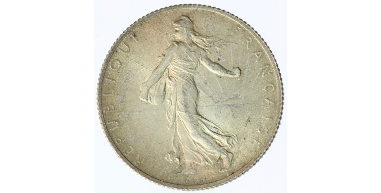 Monnaie, France, 2 francs Semeuse, IIIème République, Argent, 1914, Castelsarrasin ( C ), P12364