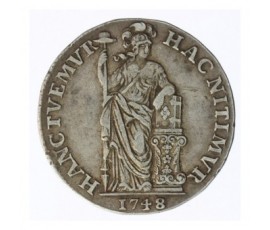 Monnaie, Hollande , Gulden, Provinces-Unies, Argent, 1748,, P12374