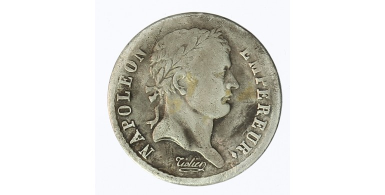Monnaie, France, Demi-franc, Napoléon Ier, Argent, 1808, Lille (W), P12419