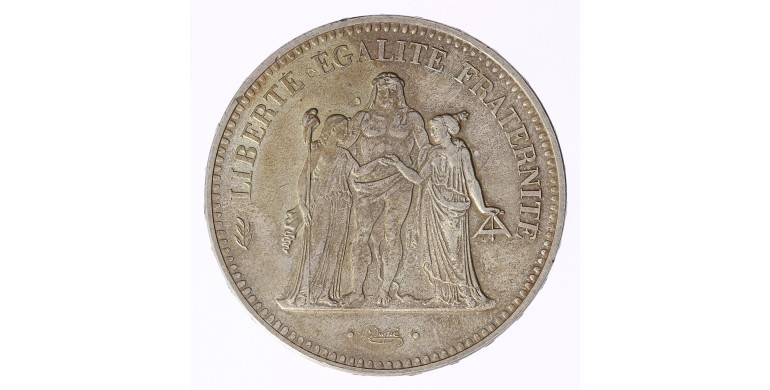Monnaie, France, 50 francs avers 20 francs hercule, Vème république, Argent, 1974, Pessac, P12464